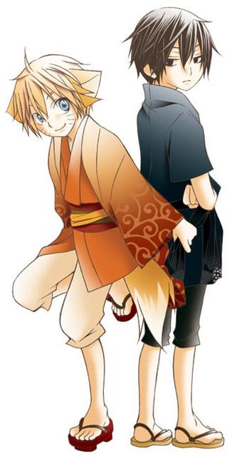 Such a sweet kid ... Naruto and Sasuke